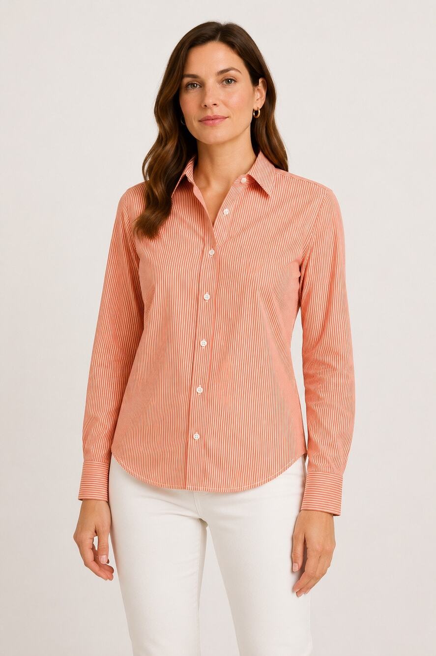 Ralph Lauren Black Label Striped Long Sleeve Button Down Shirt